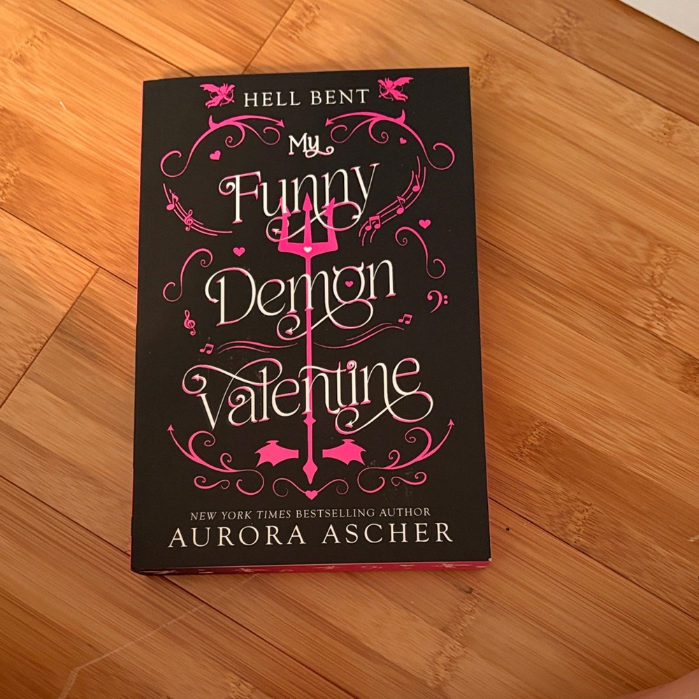 "My Funny Demon Valentine" Paperback - Black & Pink
